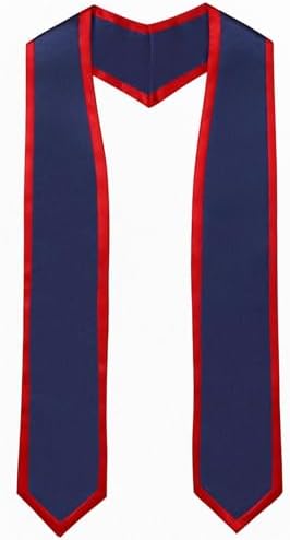 Unisex Adult Graduation Honor Stole Classic End With Trim 72" Long by Ftyfty