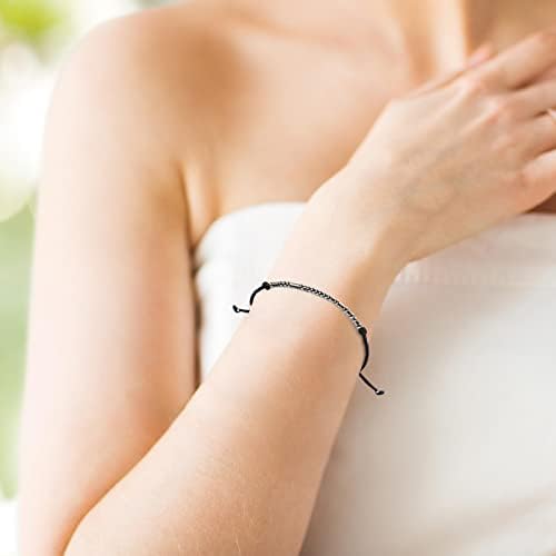 ASELFAD Morse Code Bracelets for Women, Funny Best Friend Birthday Gifts for Women Friendship Bracelets, Inspirational Jewelry, Teen Girl Gifts Trendy Stuff - Image 4