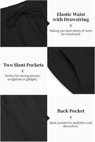 COOFANDY Men’s 2 Piece Cotton Linen Set Casual Beach Outfits Long Sleeve - Image 5
