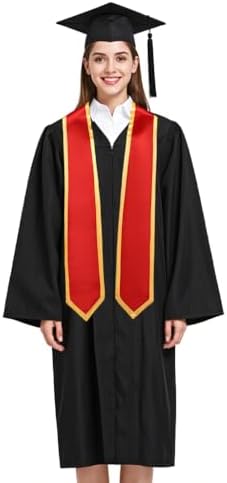 Unisex Adult Graduation Honor Stole Classic End With Trim 72" Long - Image 4