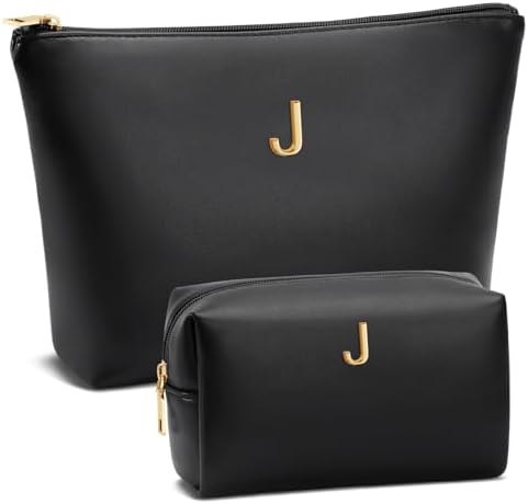 Gifts for Women Girls Personalized Initial Travel Makeup Bag by Unknown