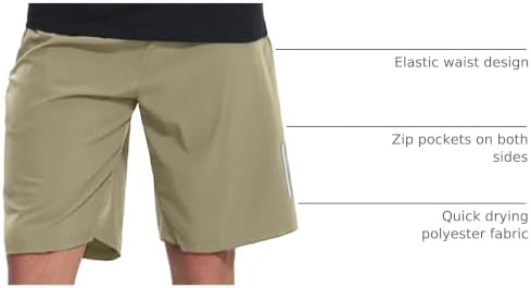 BUYJYA 5 Pack Men's Athletic Gym Shorts Set Workout Basketball Running Elastic Waist with Zipper Pocket Gift - Image 4