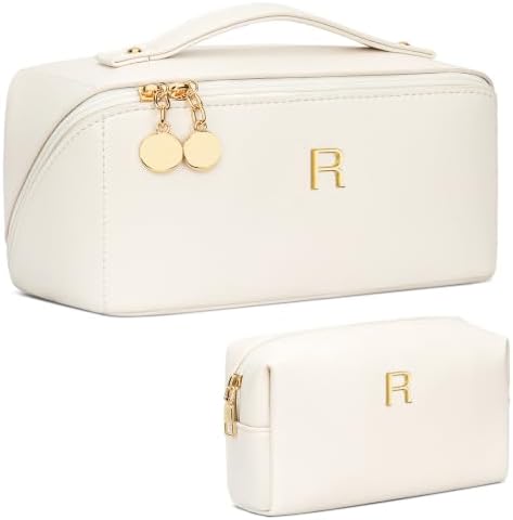 Initial Makeup Bag Personalized Gift for Women Teen Girls by Unknown
