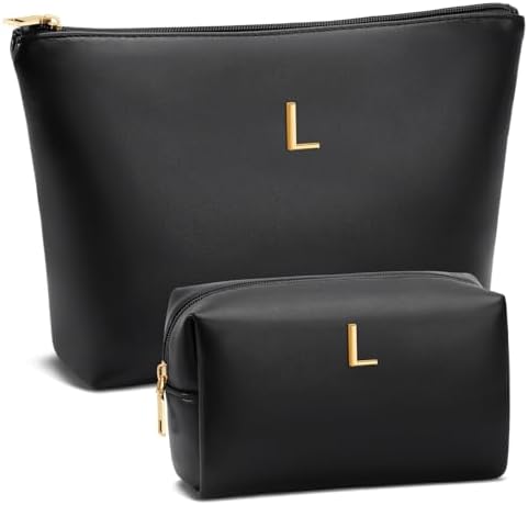 Gifts for Women Girls Personalized Initial Travel Makeup Bag by Unknown