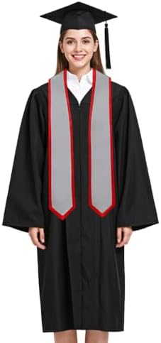 Unisex Adult Graduation Honor Stole Classic End With Trim 72" Long - Image 4