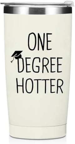 Graduation Gift for Her Him - 20oz Tumbler 2026 Funny College, Masters Degree, PhD, Nursing & Nurse, High School Grad Gifts for Women Men, Graduation Party Decoration, 20oz One Degree Hotter Tumbler by Unknown