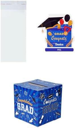 callie Personalized Graduation Money Box for Cash Gift Pull, Custom Class of 2026 Grad Money Holder with Name & 30 PCS Plastic Bags, Gifts for Graduates - Image 6
