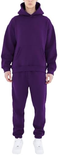 HHGKED Men's Sweatsuits 2 Piece Outfits Baggy Travel Vacation Fashion Clothes Casual Hoodie Jogging Track suits Sets by HHGKED