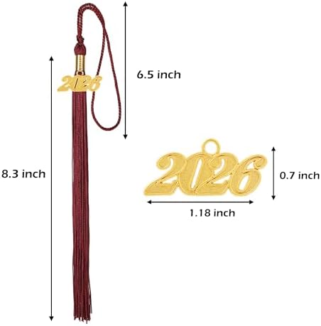 Unisex Matte Graduation Cap and Gown Tassel Package for High School and Bachelor - Image 5