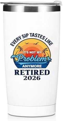 Retirement Gift for Women 2026 - Goodbye Present, Going Away Gift, Farewell Gifts for Coworkers from Colleague, Friend, Family - Tumbler 20oz by Unknown