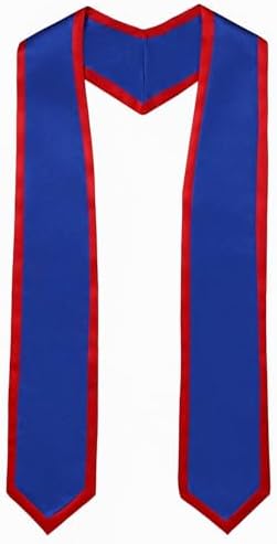 Unisex Adult Graduation Honor Stole Classic End With Trim 72" Long by Ftyfty