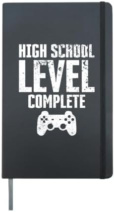 High School Level Complete Graduation Gamer Graduate Hardcover Journal, Black by Unknown