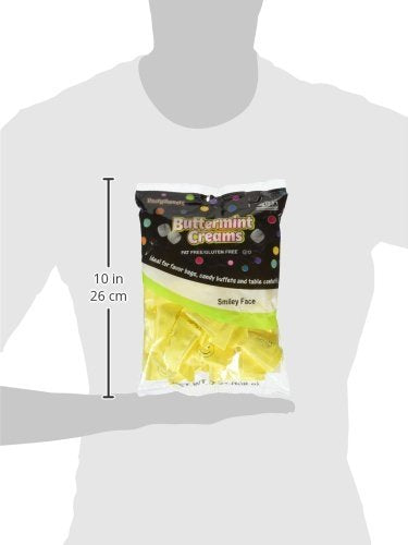 Party Sweets Smiley Face Buttermints by Hospitality Mints, Appx 300 mints, 7-Ounce Bags (Pack of 6)