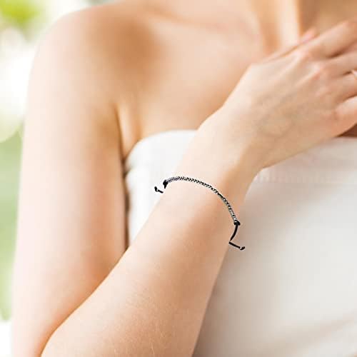 ASELFAD Morse Code Bracelets for Women, Funny Best Friend Birthday Gifts for Women Friendship Bracelets, Inspirational Jewelry, Teen Girl Gifts Trendy Stuff - Image 4