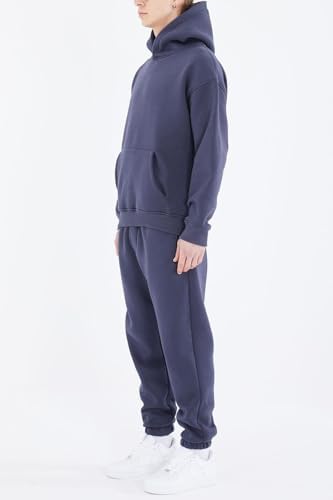 HHGKED Men's Sweatsuits 2 Piece Outfits Baggy Travel Vacation Fashion Clothes Casual Hoodie Jogging Track suits Sets - Image 2