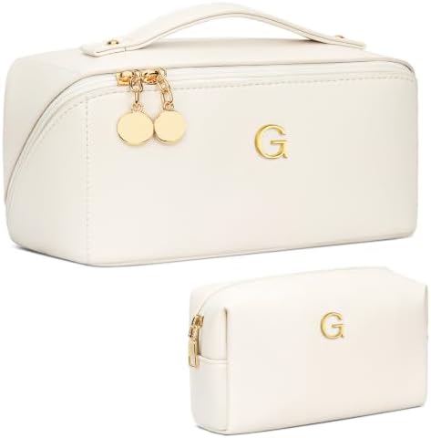 Initial Makeup Bag Personalized Gift for Women Teen Girls by Unknown