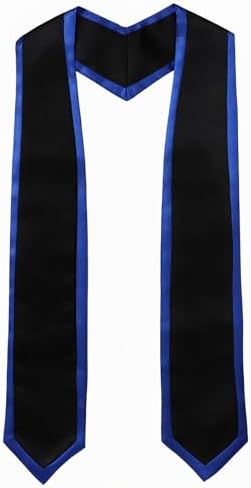 Unisex Adult Graduation Honor Stole Classic End With Trim 72" Long by Ftyfty