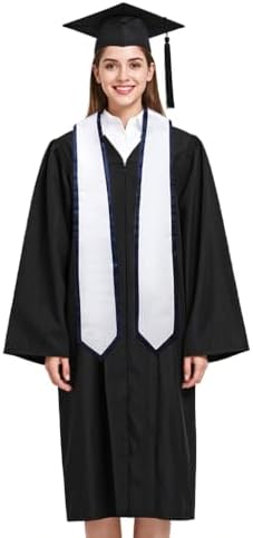 Unisex Adult Graduation Honor Stole Classic End With Trim 72" Long - Image 4