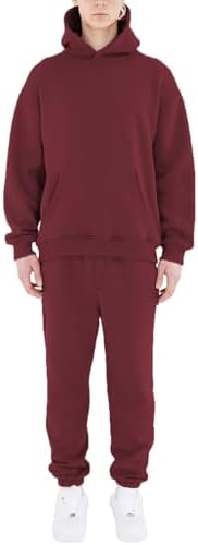 HHGKED Men's Sweatsuits 2 Piece Outfits Baggy Travel Vacation Fashion Clothes Casual Hoodie Jogging Track suits Sets by HHGKED