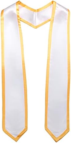Unisex Adult Graduation Honor Stole Classic End With Trim 72" Long - Image 3