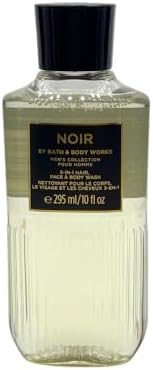 Bath & Body Works BOURBON, NOIR, OCEAN Men's Collection 3-in-1 Hair, Face & Body Wash 3-piece Gift Set with a Blue Bow for Holidays - 10 fl oz each - Image 7