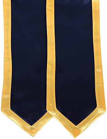Unisex Adult Graduation Honor Stole Classic End With Trim 72" Long - Image 2