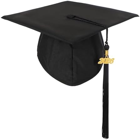 Unisex Matte Graduation Cap and Gown Tassel Package for High School and Bachelor - Image 4