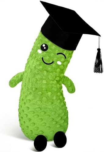Suzile 2026 Graduation Pickle Pillow Gift Class of 2026 Grad You are Kind Dill for Her Him Funny Plush Pickle Lover Gift from Parents Classmates Teacher for Student High School College by Suzile
