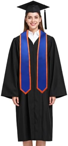 Unisex Adult Graduation Honor Stole Classic End With Trim 72" Long - Image 4