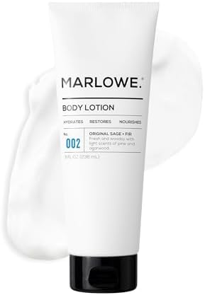 MARLOWE. Body Lotion for Men, Daily Moisturize, Sage + Fir, 8 oz Tube by MARLOWE