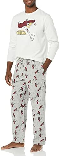Amazon Essentials Disney | Marvel | Star Wars Men's Soft & Comfortable Flannel Pajama Sleep Sets - Image 4