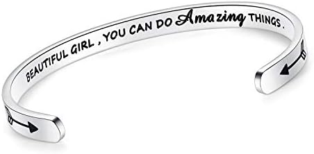 SAM & LORI Personal Bracelets for Teens/Women-Inspirational Jewelry Gifts (Various Designs) for Daughter/Sister/Mom/Friends-Adjustable Bracelet in a Pretty Gift Box by SAMLORI