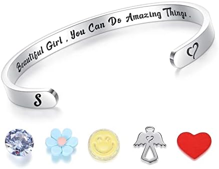 SAM & LORI Personal Bracelets for Teen Girls/Women - Meaningful Jewelry Gifts (Various Designs) for Best Friend/Daughter/Granddaughter/Niece/Sister/Mom/Aunt by SAMLORI