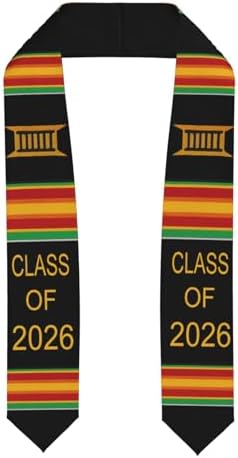 Class of 2026 Graduation Stole,Cute Elegant Honor Sash for Graduation 2026 Unisex Adult Graduates by Unknown