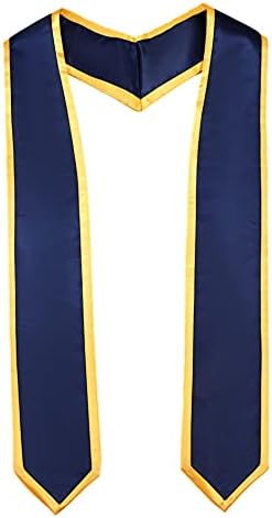 Unisex Adult Graduation Honor Stole Classic End With Trim 72" Long - Image 3