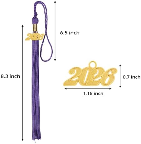 Unisex Matte Graduation Cap and Gown Tassel Package for High School and Bachelor - Image 5