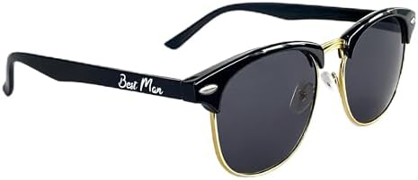 Groomsmen Sunglasses for Men - Wedding Sunglasses for Groomsman Proposal Gifts, Bachelor Party Favors by BachpartyGifts