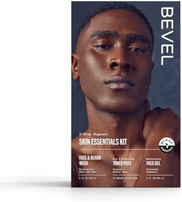 Bevel Skin Care Set, Includes Face Wash with Aloe Vera, Glycolic Acid - Image 2