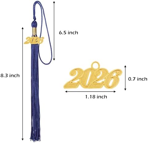 Unisex Matte Graduation Cap and Gown Tassel Package for High School and Bachelor - Image 5