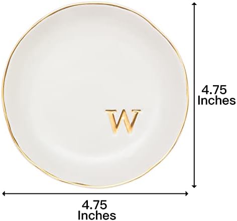 COLLECTIVE HOME Ceramic Jewelry Tray, Trinket Dish, Gifts for Women (W) - Image 2