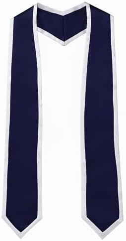 Unisex Adult Graduation Honor Stole Classic End With Trim 72" Long by Ftyfty