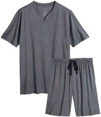 BAMBOO COOL Mens Pajama Set Lightweight Sleepwear Pjs by BAMBOOCOOL