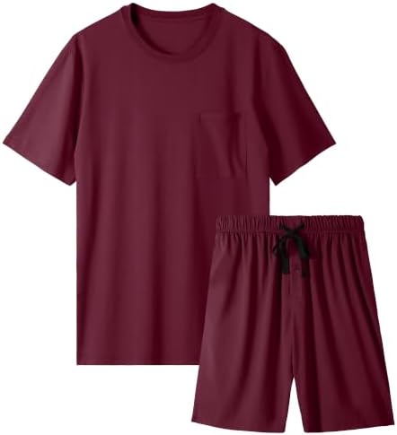BAMBOO COOL Mens Pajama Set Lightweight Sleepwear Pjs by BAMBOOCOOL