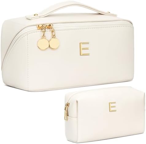 Initial Makeup Bag Personalized Gift for Women Teen Girls by Unknown