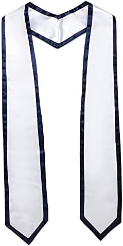 Unisex Adult Graduation Honor Stole Classic End With Trim 72" Long - Image 3