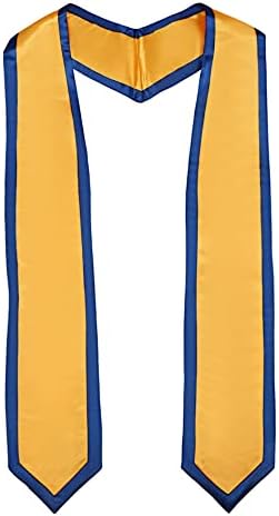 Unisex Adult Graduation Honor Stole Classic End With Trim 72" Long by Ftyfty