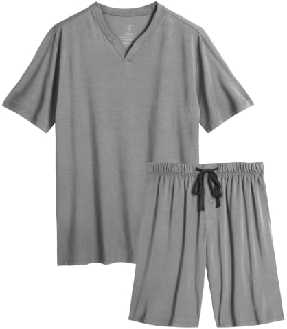 BAMBOO COOL Mens Pajama Set Lightweight Sleepwear Pjs by BAMBOOCOOL