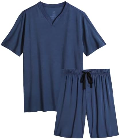 BAMBOO COOL Mens Pajama Set Lightweight Sleepwear Pjs by BAMBOOCOOL