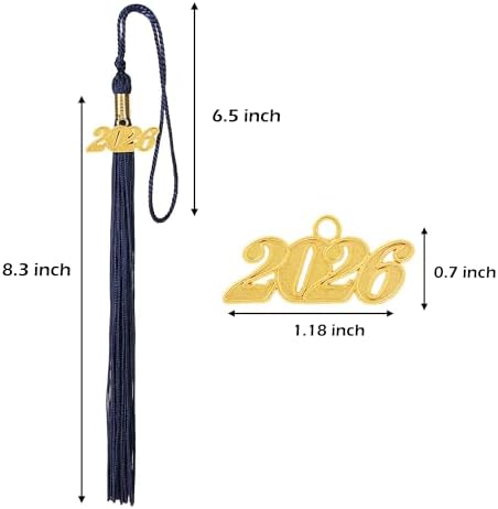 Unisex Matte Graduation Cap and Gown Tassel Package for High School and Bachelor - Image 5