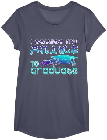 Anime Graduation Ideas I Paused My Anime to Graduate Funny T-Shirt by Unknown